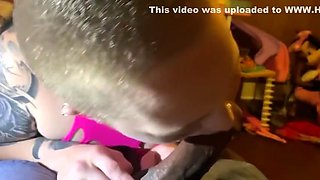 Bald Head Wife Sucks Bbc While Hubby Records With Eva Korinn