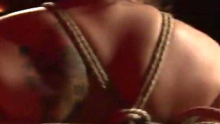Teen Slave Slut Gets Tied up and Suspended for a Teasing Bondage Punishment Session