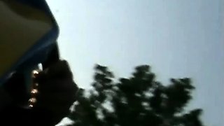 Busty amateur blonde banged in public outdoor