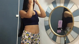 Beautiful Latina surprises her stepfather with her big ass.