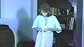 Retro porn video with a brunette woman being fucked hard