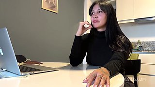 Anal With My Grieving Friend Who Loses Her Husband And I Offer My Big Cock To Comfort Her. Nicole Rissi