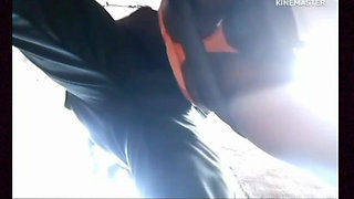 African Soldier on a Mission in India Fucks an Indian Girl in a Corner
