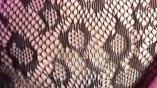 Rebecca Diamante Sexy Catsuit and Red Leather High Heels Ita