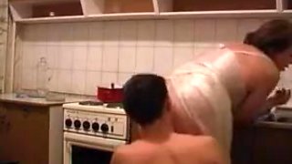 Subscribe 39.4K Granny gets fucked in kitchen