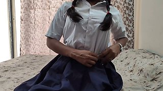 Indian college girl Mumbai Ashu loses her virginity to her tuition teacher in a wild encounter