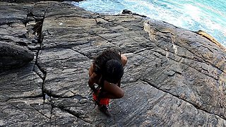 Desi Indian on Nude Beach Live Sex with Paty Bumbum