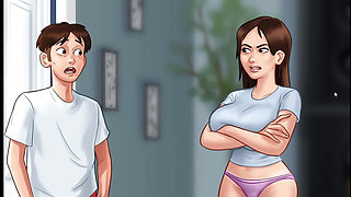 hot desi bhabi dever in summertime saga