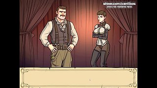 Super horny vampire teen with big tits and a hot ass deepthroating and riding a big cock in Witch Hunter Trainer