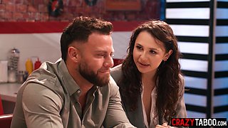 Cute Liz Jordan served perfect dinner