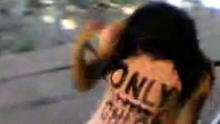 Indonesian Babe's Striptease