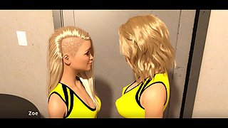 Anime cutie Misskitty2k in a wild 3D futanari action