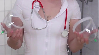 Vacuum Pump on My Pussy and Tits. Big Squirting Orgasm