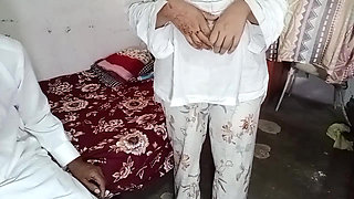 hot aunty seduce  servant when she is alone