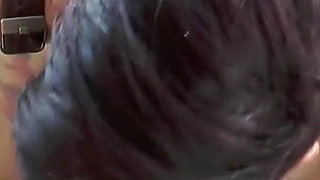 Busty mature slut gets her ass fucked in an abandoned bus