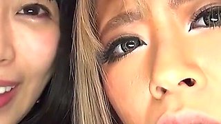 Risa and Yua Nanami Humiliate You with Saliva-drenched Tongues and Smoky Breath. a Filthy POV Punishment Dripping with Spit