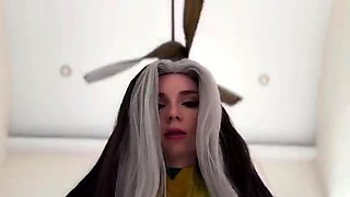 Extreme amateur pov blowjob with brunette babe