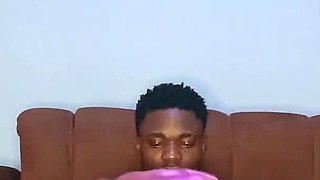 Baby Mama Drops by the House to Take This BBC and She Gives Hot Blowjob She’s Nasty