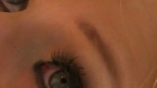 Slim bodied teen with small tits gets wild fucking before facial