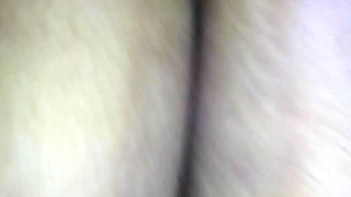 Fucking my wife's rich fat and hairy pussy