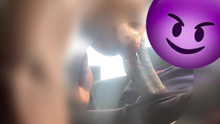 Cute Big Lips Make Me Cum Hard in Her Throat