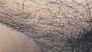 WildEnglishBBW BBC Nata4sex slapping his cock on my hary pussy hardcore fucking