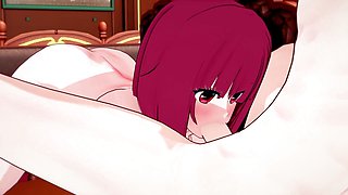 3d Anime hentai - Kana Arima gets fucked and gives blowjob - oshi no ko cartoon sex porn