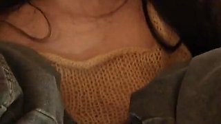 Asian Woman Is Shy Before Having Sex After School