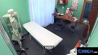 Wild czech nurse arranges a rapid fuck in her uniform - czechxxx