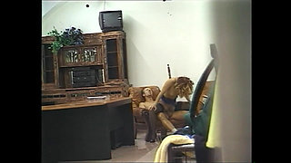 Hot Girl in Sexy Stockings Fucked in a Warehouse by Workers