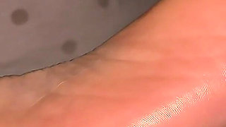 Close up Cum on Beautiful Soles Amateur Footfetish
