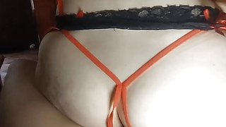 Horny Wife Nicki Riding Cock With New Panties on