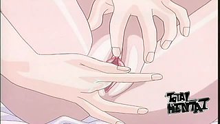 Two really pretty and romantic hentai beauties are for some good tender masturbation