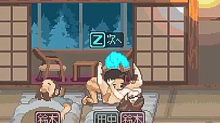 Yukiya Hot Spring the Waters of Fertility Hentai Game Ep.4 Wife Creampie While Her Husband Is Resting in His Bed!