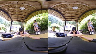 Delightful teen memorable Vr porn video