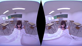 Japanese School Girl Gives You A Special Gift - Asian Pov Blowjob