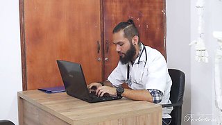 Delicate lass at cuckold trailer