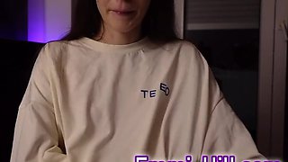 Sweet teen girl hot erotic solo