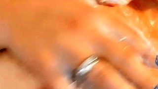 Big boobs milf masturbates with her dildo