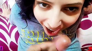 My Stepsister Gives Me a Footjob and I Fill Her with Milk Part 1 Ft Eddie Queens