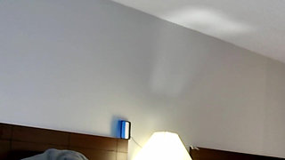 She’s Takes It on All Fours and End up Dangling off Bed, Struggle to Put It in Her Ass at End