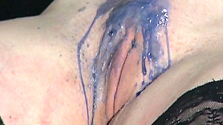 Wax BDSM Session with a German Sub Who Got Her Ass Whipped
