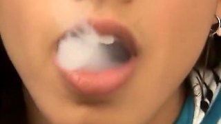 Horny homemade Girlfriend, Smoking adult video