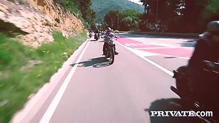 Anna Polina In Biker Ready For A Hardcore Anal And Dp Fucking