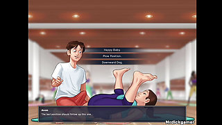 SUMMERTIME SAGA Sex with my yoga teacher