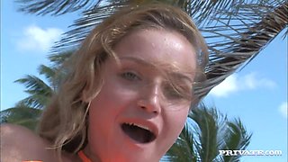 Girl with Tattoos Gets Her Ass Screwed on a Nice Tropical Beach - Private Porn Sex Videos