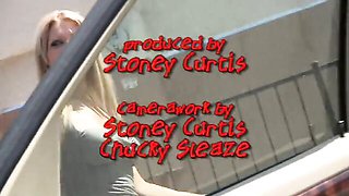 Bathroom video with emotional Riley Evans from Lethal Hardcore