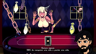 Succubus Roulette. The loser of the card game will be impregnated by the winner