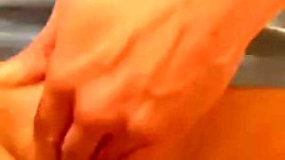 Masturbation with hot orgasm, horny and wet fingering, spontaneous fingering, show my pussy how to fuck, vagina with pink hole