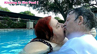 Nurse Vicki and Handsome Harry Are Having Fun Kissing in the Pool!